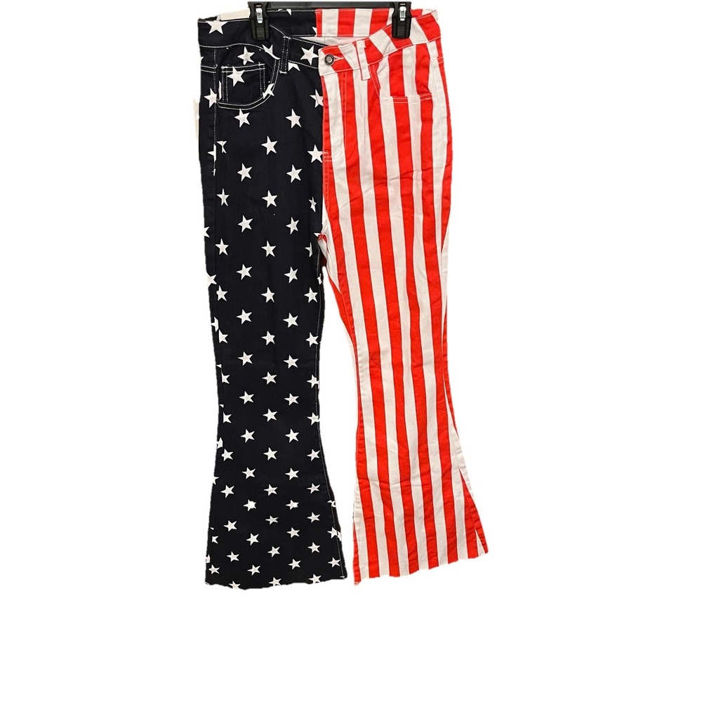 American Flag Women's Flair Leg Jeans Size 10 NWT by Fashion Denim Co - Picture 2 of 14